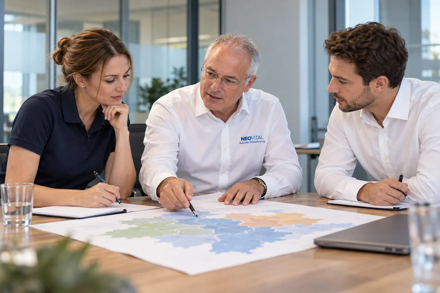 NeoVital National Sales Manager in der Abstimmung mit Partnern